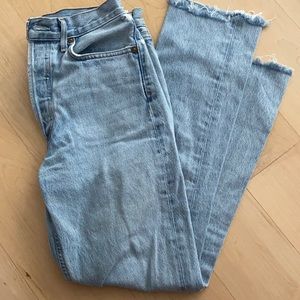 AGOLDE straight leg jeans